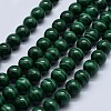 Natural Malachite Beads Strands G-F571-27AA2-12mm-1