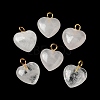 Natural Quartz Crystal Pendants G-E603-01G-10-1