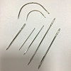 Fine Carbon Steel Materials Leather Needle for Suit TOOL-WH0001-06-2