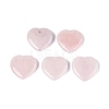 Natural Rose Quartz Pendants G-Q601-29E-1