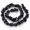 Natural Black Spinel Beads Strands G-Q948-36-2