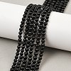 Natural Black Tourmaline Beads Strands G-G763-01-4mm-AB-1