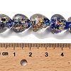 Handmade Dichroic Foil Glass Beads Strands DICH-U001-03J-4