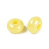 Opaque Acrylic European Beads OACR-E033-19G-2