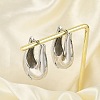 Brass Hoop Earrings for Women LS-EJEW-U041-05P-2