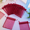 50Pcs Organza Bags Jewellery Storage Pouches Wedding Favour Party Mesh Drawstring Gift OP-TA0001-16D-5