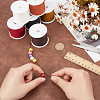 6 Rolls 6 Colors Nylon Braided Cord NWIR-PH0002-27B-3