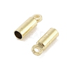 Rack Plating Brass Cord Ends KK-P274-01A-LG-2