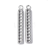 Tarnish Resistant 304 Stainless Steel Pendant Cabochon Settings STAS-C066-15P-2
