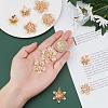 10Pcs 5 Style Brass Rhinestone Pendants KK-SC0001-94LG-3