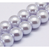 Eco-Friendly  Dyed Glass Pearl Round Beads Strands HY-A002-8mm-RB004-3