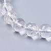 Natural Quartz Crystal Beads Strands X-G-R193-05-8mm-3
