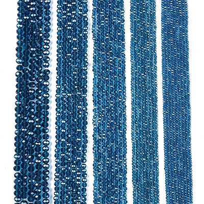 Electroplate Glass Beads Strands EGLA-A044-T8mm-A27-1