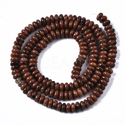 Natural Sesame Jasper Beads Strands G-S366-113-1