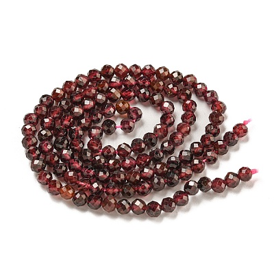 Natural Garnet Beads Strands LS-G-I341-09C-1