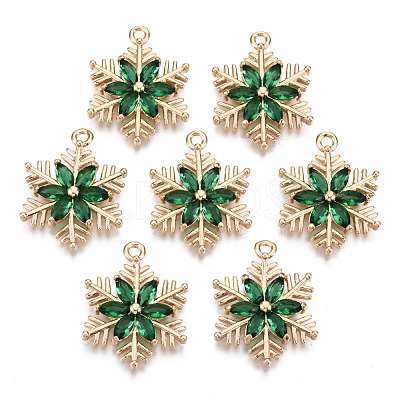 Christmas Brass Glass Pendants KK-R111-009-A01-1