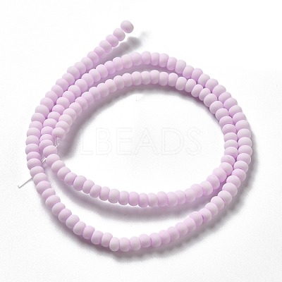 Handmade Frosted Porcelain Beads PORC-E017-01H-1