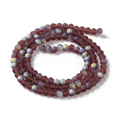 Imitation Jade Glass Beads Strands EGLA-A034-T3mm-MB13-1