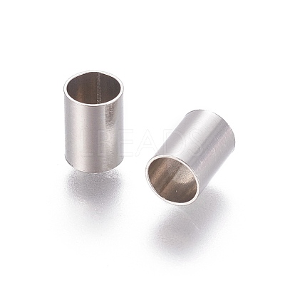 Tarnish Resistant 304 Stainless Steel Tube Beads STAS-F205-03P-B-1