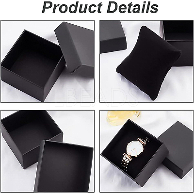 Kraft Paper Cardboard Jewelry Boxes LS-CBOX-BC0001-23-1