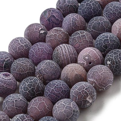 Natural Weathered Agate Beads Strands G-P538-A01-05-1
