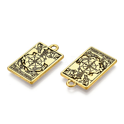 Rack Plating Alloy Pendants PALLOY-WH0103-04B-AG-1