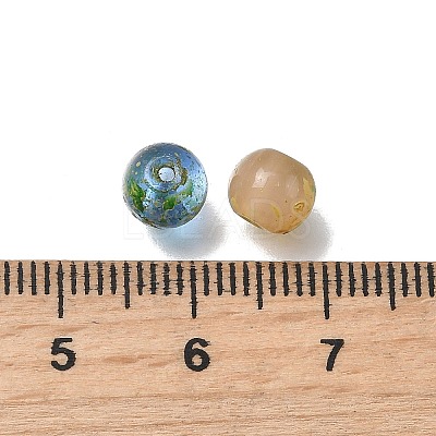 Picasso Transparent Glass Beads GLAA-P073-02-1