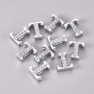 Alloy Slide Charms LS-PALLOY-WH0066-21T-1