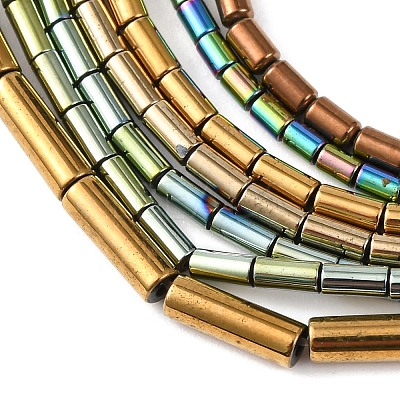 Electroplated Synthetic Non-magnetic Hematite Beads Strands G-K366-I01-01-1