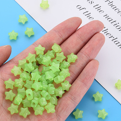 Imitation Jelly Acrylic Beads LS-MACR-S373-45-E06-1