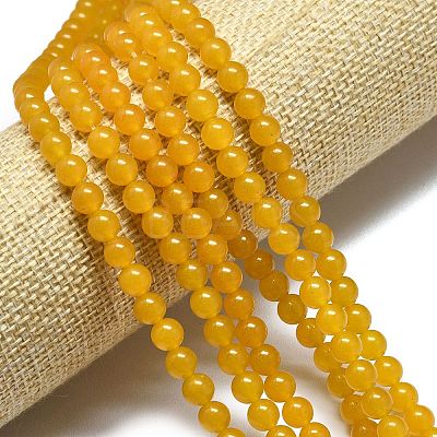 Natural Malaysia Jade Beads Strands G-L645-C01-4mm-23-1