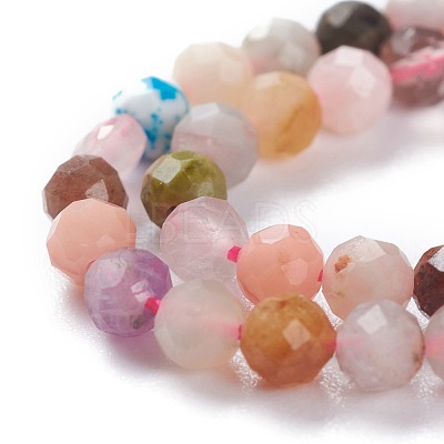 Natural Mixed Gemstone Beads Strands G-A026-A04-4mm-1