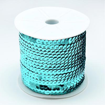 Plastic Paillette Beads PVC-Q085-6mm-11-1