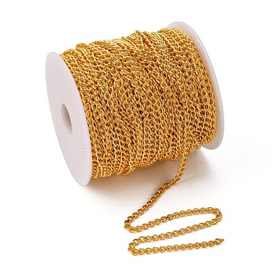 Iron Twisted Chains Curb Chains CHS007Y-G-1