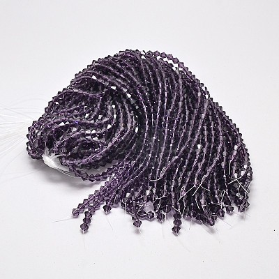 Imitate Austrian Crystal Bicone Glass Beads Strands LS-GLAA-F029-4x4mm-04-1