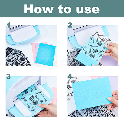 Christmas Plastic Embossing Folders DIY-WH0186-41-1