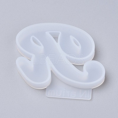 Letter DIY Silicone Molds X-DIY-I034-08R-1