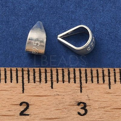 925 Sterling Silver Snap on Bails STER-K177-04B-S-1