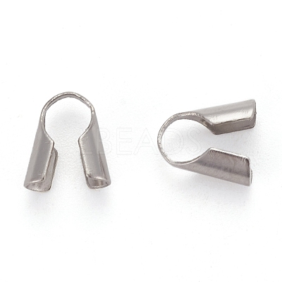Tarnish Resistant Stainless Steel Bead Tips STAS-R062-4mm-1