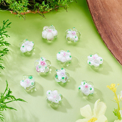 10Pcs Handmade Lampwork Beads LAMP-TADJ0001-01B-1