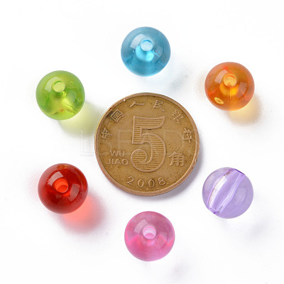Transparent Acrylic Beads X-MACR-S370-A10mm-1