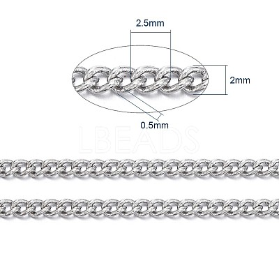 Brass Twisted Chains CHC-S095-P-NF-1