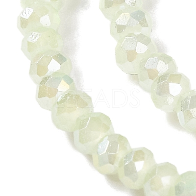 Baking Electroplate Glass Beads Strands DGLA-A039-J4mm-B17-1