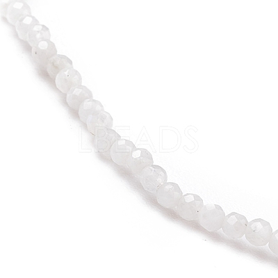 Natural Rainbow Moonstone Beaded Stretch Bracelet BJEW-JB08484-07-1