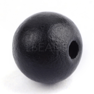 Dyed Natural Wood Beads X-WOOD-S662-7x8mm-06-1