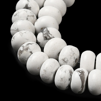 Synthetic Howlite Beads Strands G-K340-B06-02-1