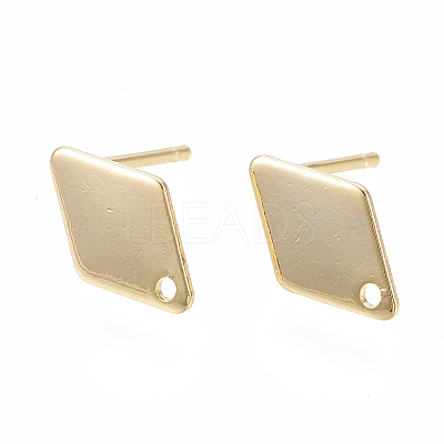 Brass Stud Earring Findings LS-X-KK-N186-60-1