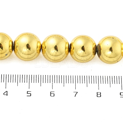 Synthetic Magnetic Hematite Beads Strands G-M095-B01-01G-1