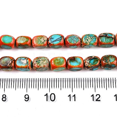 Natural Imperial Jasper Beads Strands G-N342-62G-1