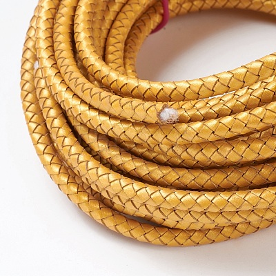 Braided Leather Cord with Core WL-F009-B12-6mm-1
